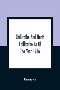 Chillicothe And North Chillicothe As Of The Year 1936