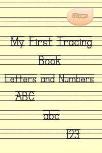 My First Tracing Book Letters And Numbers