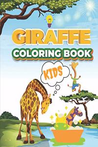 Giraffe Coloring Book Kids