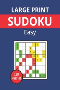 Large Print sudoku - Easy