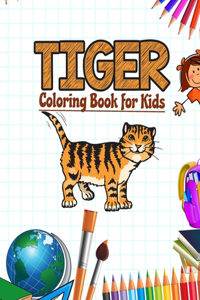 Tiger Coloring Book for Kids