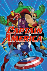 Captain america coloring book