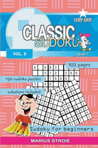 Classic Sudoku - very easy, vol. 8