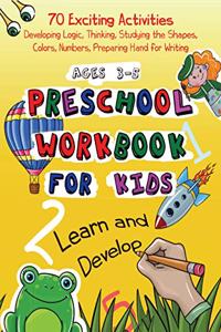 Preschool Workbook for Kids Ages 3-5