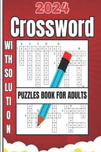 2024 crossword puzzles book for adults with solution