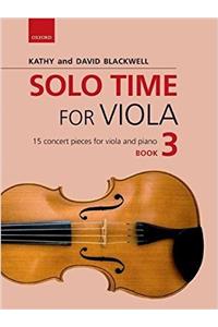 Solo Time for Viola Book 3