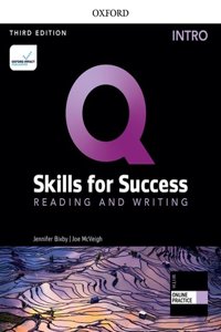 Q: Skills for Success Intro Level Reading and Writing Student Book E-Book and IQ Online Practice