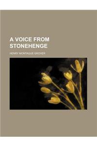 A Voice from Stonehenge