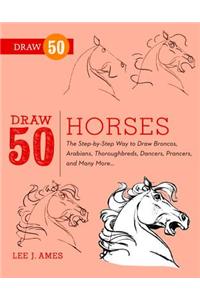 Draw 50 Horses