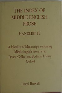The Index of Middle English Prose Handlist III