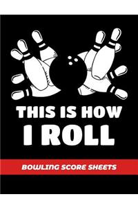 Bowling Score Sheets