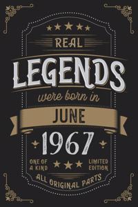 Real Legends were born in June 1967