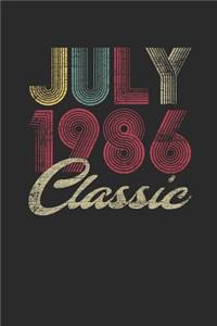 Classic July 1986