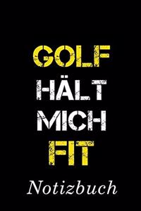 Golf Hält Mich Fit Notizbuch