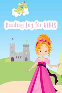 Reading Log for Girls