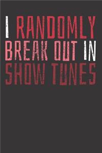 Musical Theater Notebook Journal