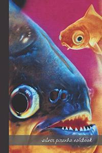 silver piranha notebook