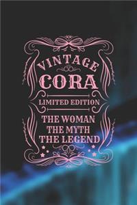 Vintage Cora Limited Edition the Woman the Myth the Legend