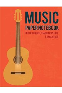 Music Paper Notebook