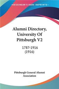Alumni Directory, University Of Pittsburgh V2