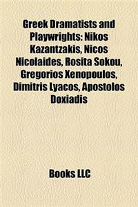 Greek Dramatists and Playwrights