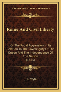 Rome And Civil Liberty
