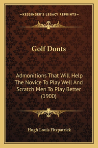 Golf Donts