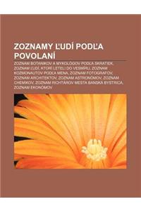 Zoznamy Udi Pod a Povolani