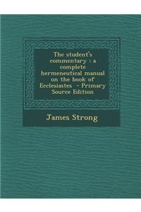 The Student's Commentary