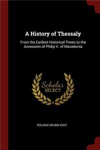 A History of Thessaly