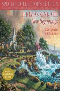 Thomas Kinkade Special Collector's Edition with Scripture 2020 Deluxe Wall Calen