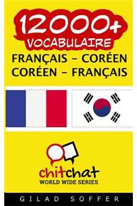 12000+ Francais - Coreen Coreen - Francais Vocabulaire