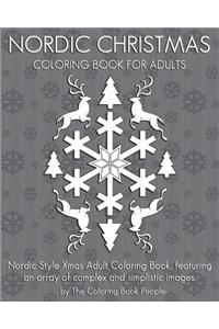 Nordic Christmas Coloring Book for Adults