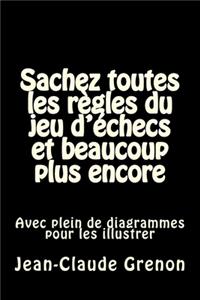 Sachez toutes les regles du jeu d'echecs et beaucoup plus encore