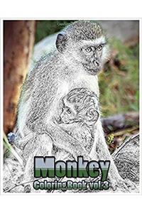 Monkey Coloring Book: A Coloring Book Containing 30 Monkey Designs in a Variety of Styles to Help You Relax