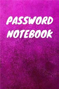 Password Book Notebook