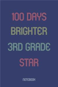 100 Days Brighter 3rd Grade Star