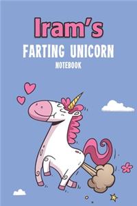 Iram's Farting Unicorn Notebook