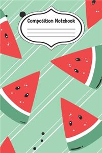 Watermelon Composition Notebook