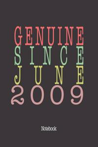 Genuine Since June 2009