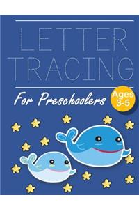 Letter Tracing for Preschoolers Whale