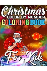 Christmas Color By Number Coloring Book for Kids
