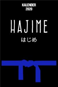 Kalender 2020 Hajime