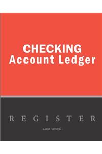 Checking account ledger - Large version