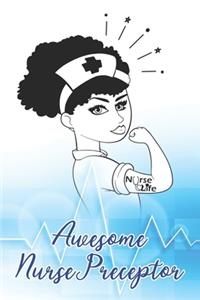Nurse Preceptor Gifts for Women Blank Lined Composition Notebook - Nursing Gifts for Preceptor