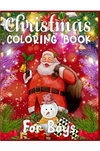 Christmas Coloring Book For Boys