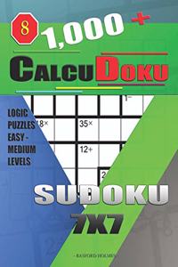 1,000 + Calcudoku sudoku 7x7
