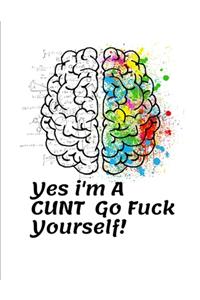 Yes i'm A CUNT Go Fuck Yourself!