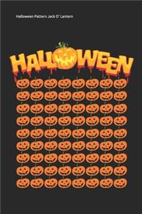 Halloween Pattern Jack O' Lantern