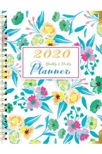 2020 Monthly And Weekly Planner